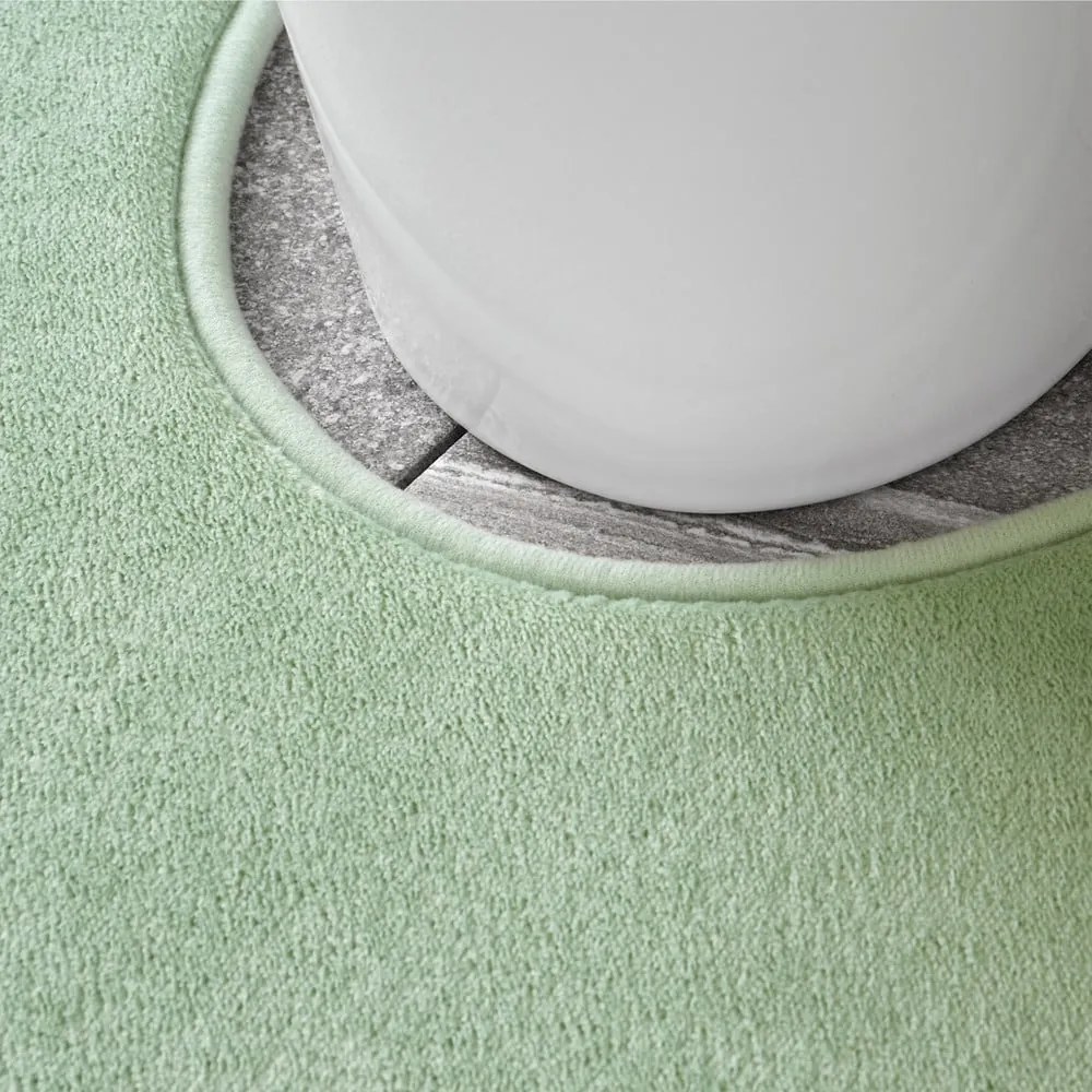 Set di tappetini per il bagno verde chiaro in memory foam 2 pz per WC 50x80 cm Anti-Bacterial – Catherine Lansfield