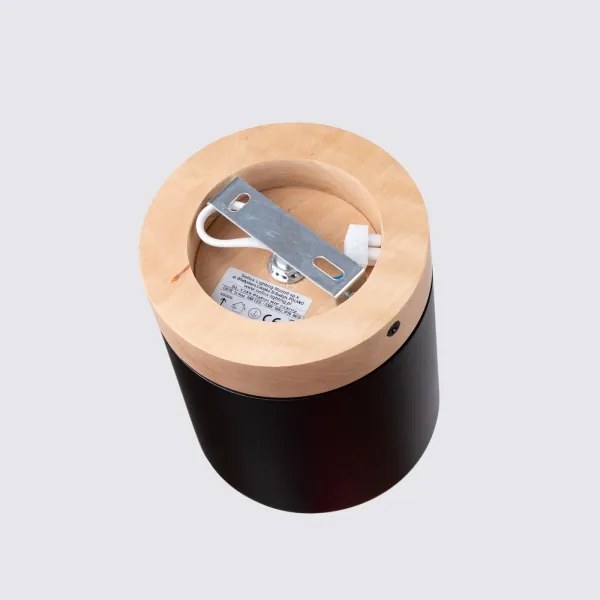 Sollux SL.1349 - Faretto RIF 1xGU10/10W/230V diametro 12 cm nero