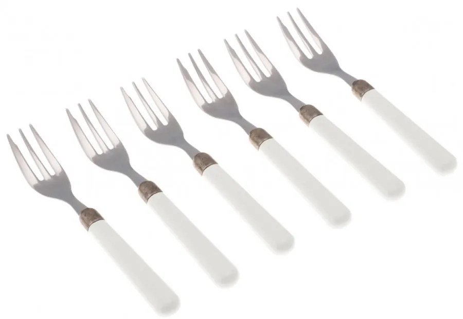 Forchette da Dolce Set 6pz - Osteria Posate Colorate Moderne