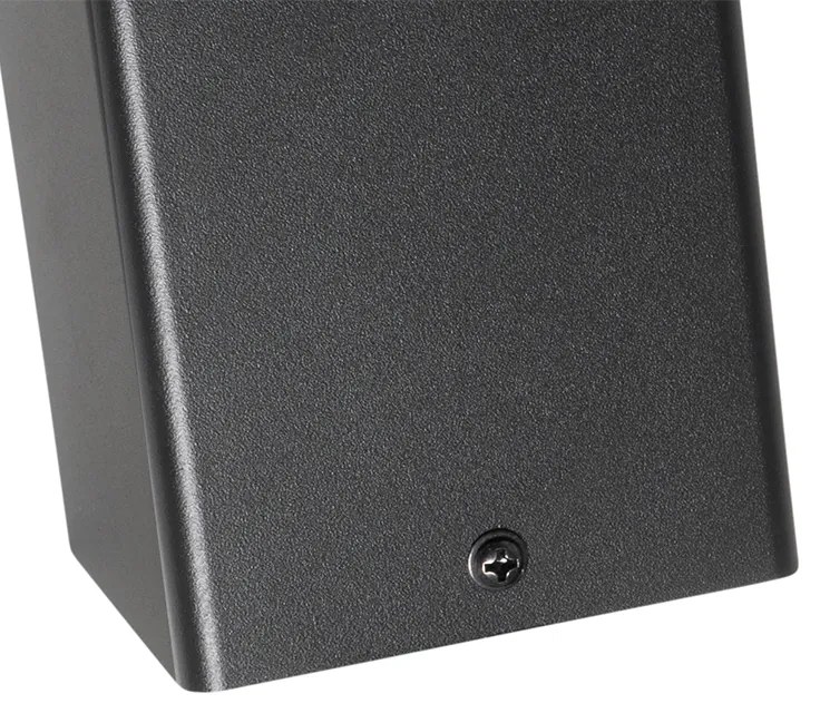 Lampada da esterno a terra nera 50 cm IP44 con vetro fumé - Denmark