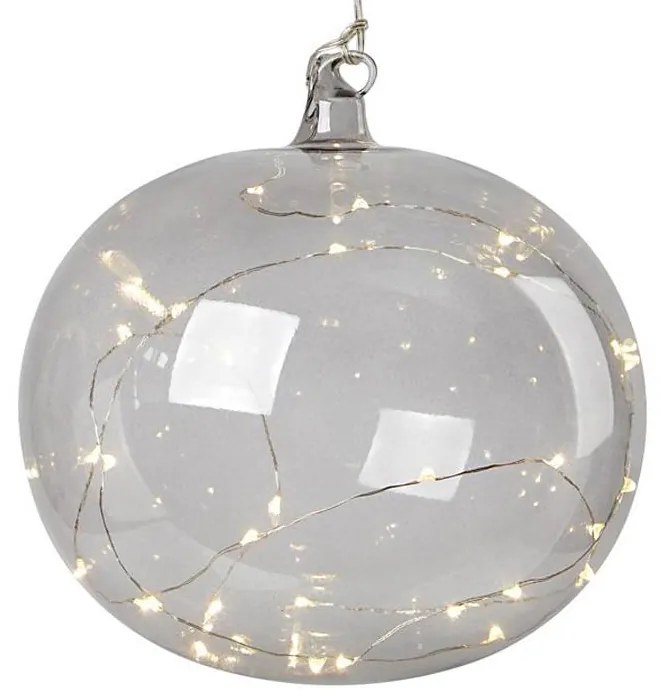 Markslöjd 704863 - Decorazione natalizia LED LINA 20xLED/0,6W/4,5V grigio