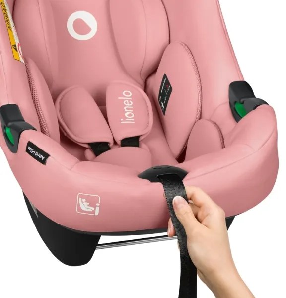 Lionelo - Seggiolino auto ASTRID i-Size 40-87 cm Rosa Corallo