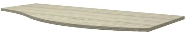 Top per lavabo Vague BADEN HAUS L 103 x H 1.6 x P 51 cm rovere sbiancato mdf