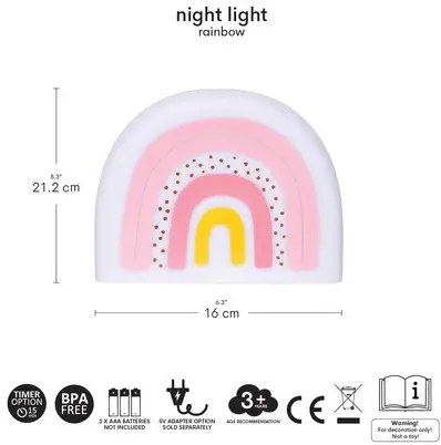 A Little Lovely Company - luce notturna - arcobaleno