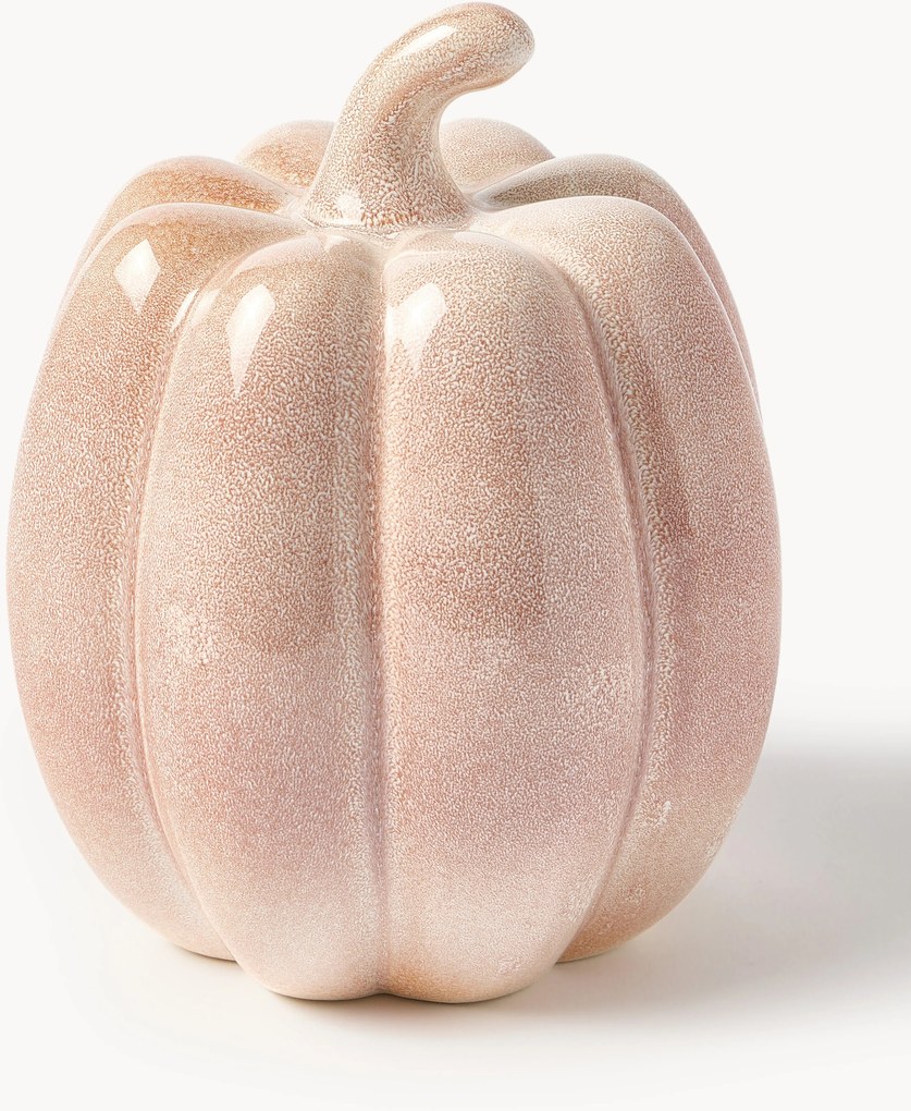 Oggetto decorativo a forma di zucca Moranga, alt. 17 cm