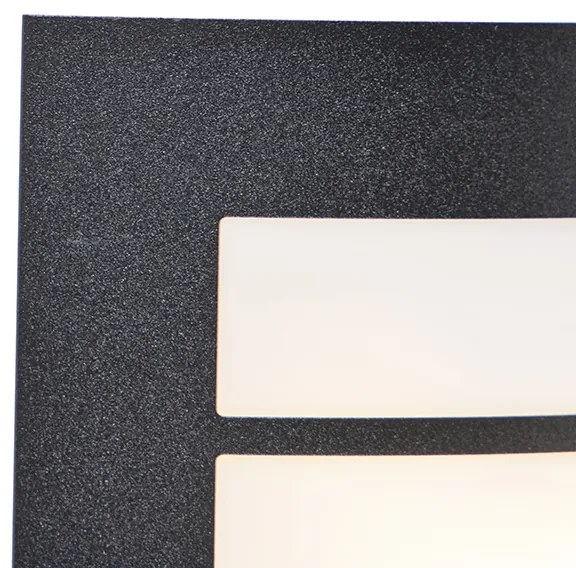 Lampada da parete per esterni nera IP44 con sensore di movimento - Miro