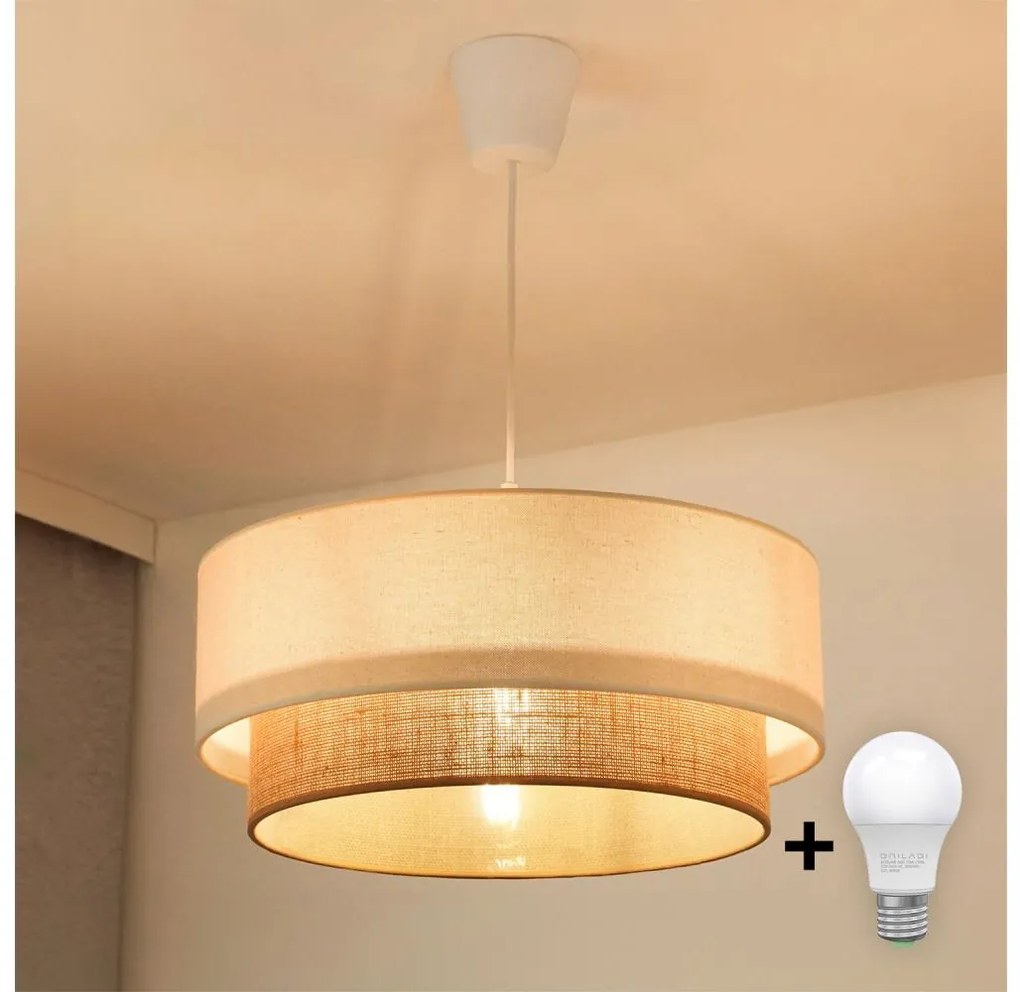 Brilagi - Lampadario LED su cavo BOHO STYLE 1xE27/15W/230V Ø 40 cm