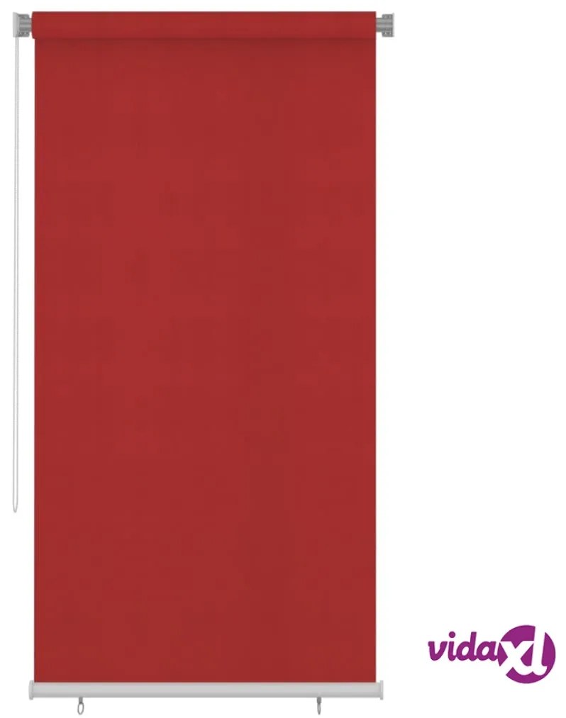 vidaXL Tenda a Rullo per Esterni 120x230 cm Rossa HDPE