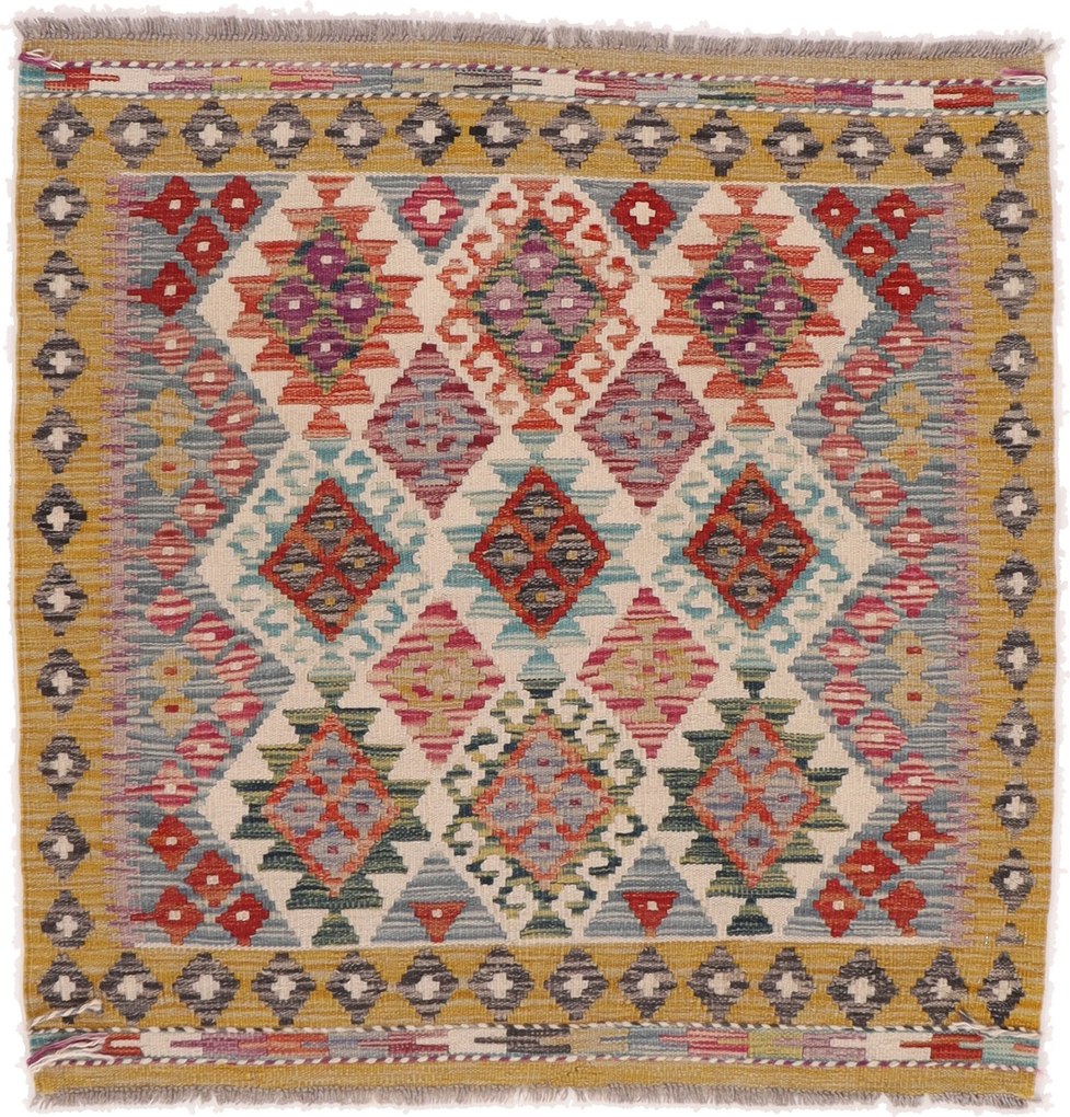 Kilim Tappeto orientale 110 x 110 (Afghanistan) Tessuto A Mano