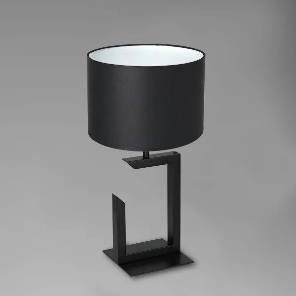 Lampada da tavolo 1xE27/60W/230V 45 cm nero/bianco
