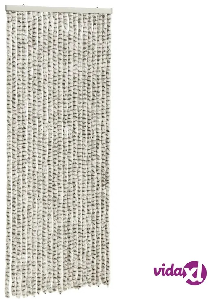 vidaXL Zanzariera Grigio Chiaro e Grigio Scuro 56x185 cm Ciniglia