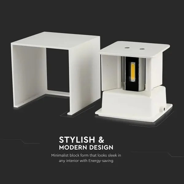 Applique LED da esterno LED/11W/230V 3000K IP65 bianco