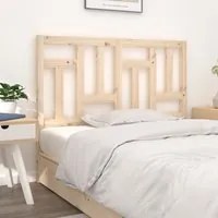 Testiera per Letto 205,5x4x100 cm in Legno Massello di Pino