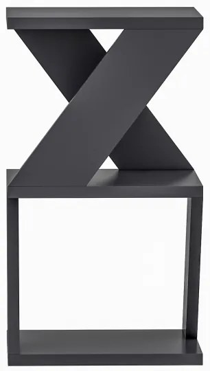 Tavolino ALBENI 50x30 cm antracite