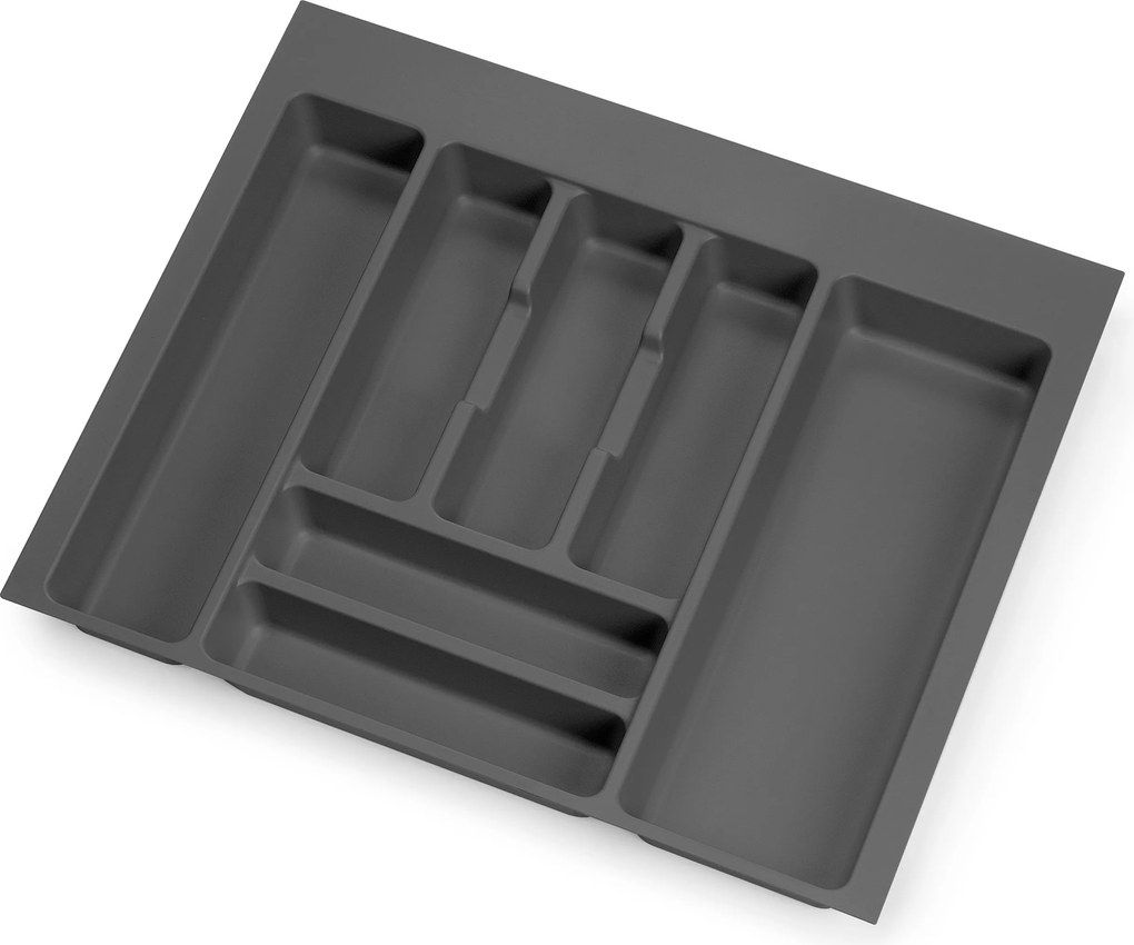 Portaposate Optima Vertex 500mm Plastica Grigio Emuca...