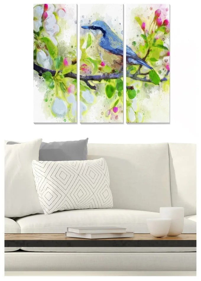 Dipinti in set di 3 pezzi 20x50 cm - Wallity