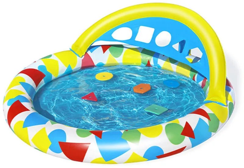 Piscina splash&learn gonfiabile per bambini 120 x 117 x 46 cm - Bestway