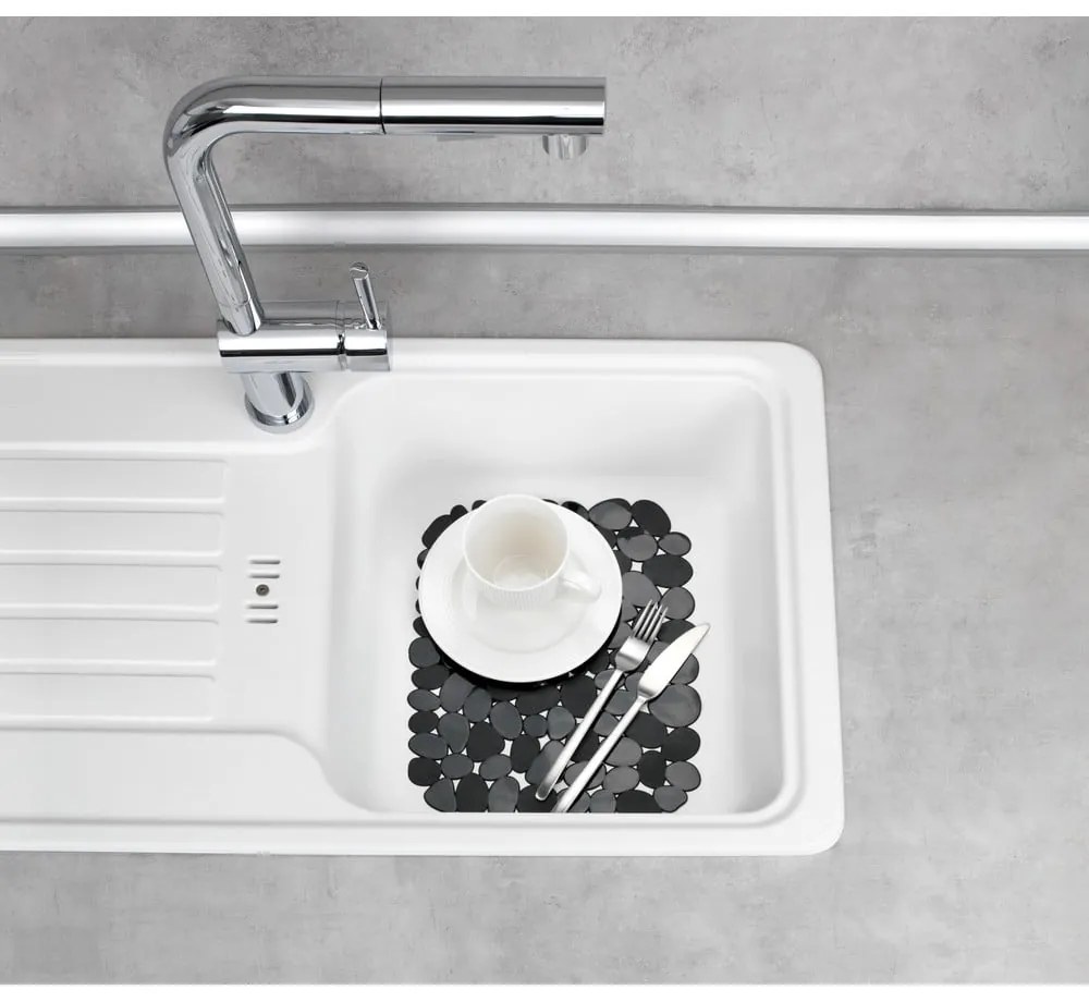 Pietra protettiva per lavello nera Kristall - Wenko