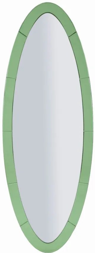 Specchio Da Muro Oslo Verde 55X2X150 Elegante E Raffinato