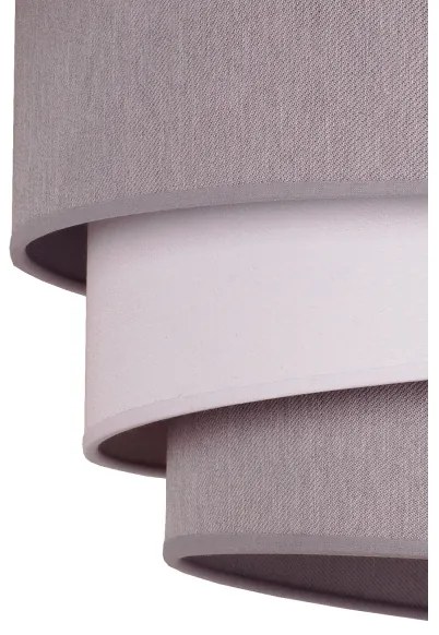 Duolla - Lampadario a sospensione con filo TRIO 1xE27/40W/230V diametro 45 cm grigio/bianco