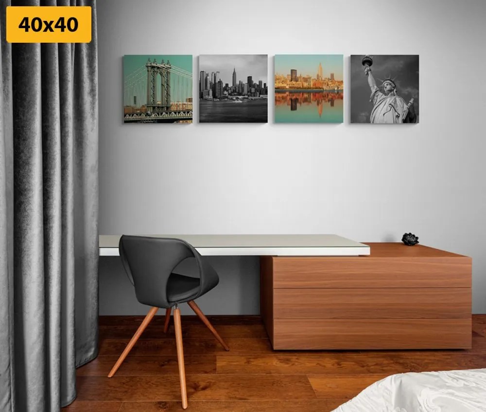 Set di quadri – Interessante combinazione della città di New York