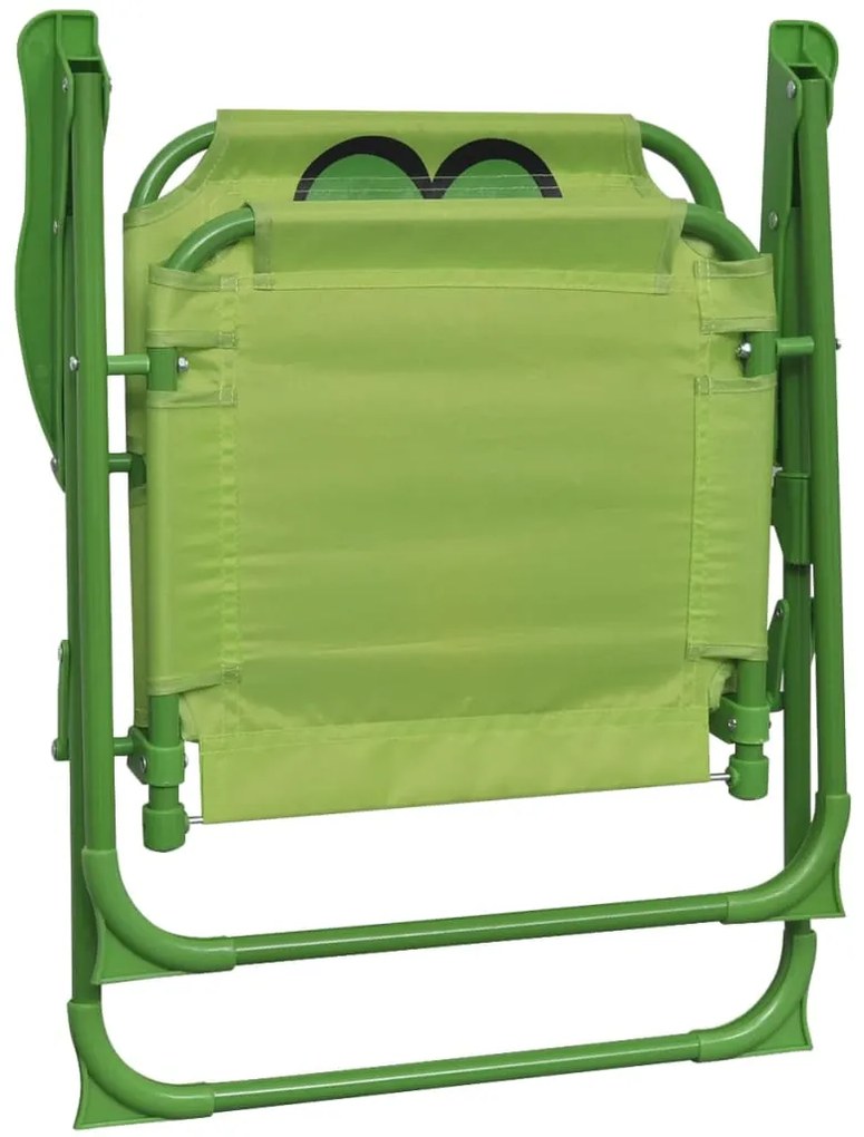 Set da bistrot da giardino per bambini con ombrellone verde