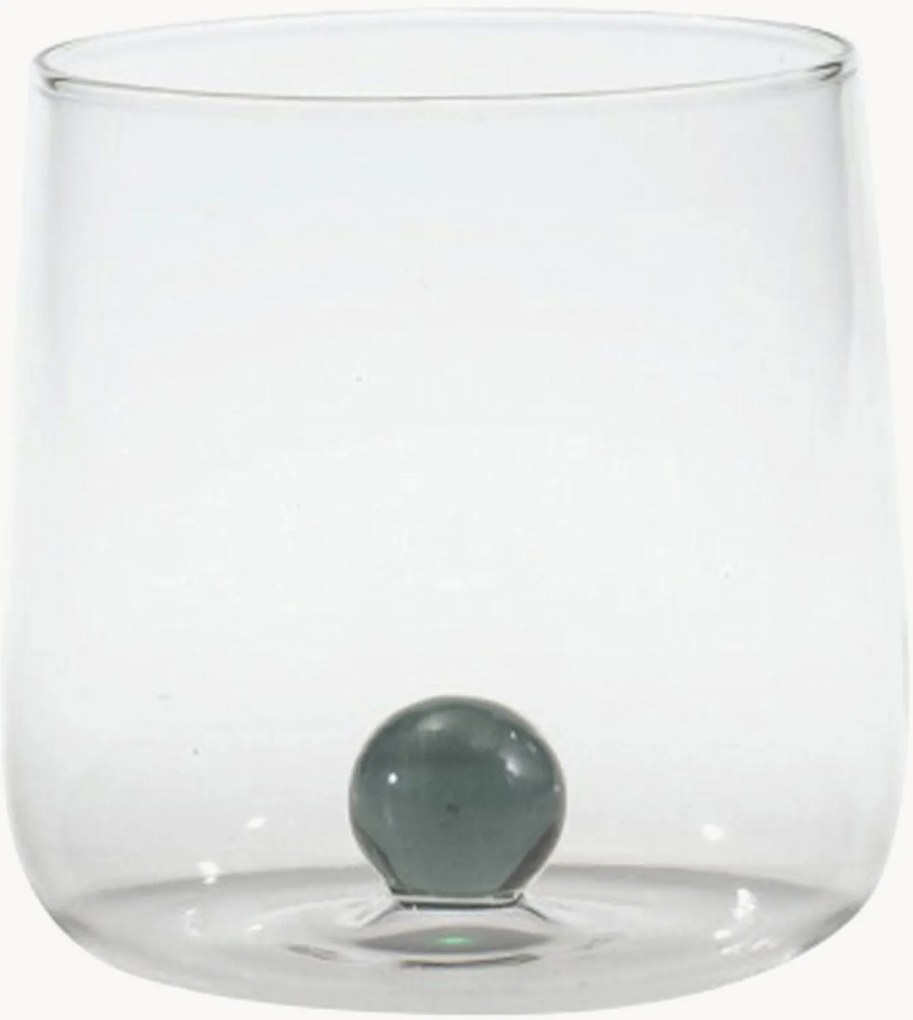 Set di 6 bicchieri in vetro soffiato borosilicato Bilia