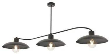 Lampadario a sospensione FOSTER 3 Black