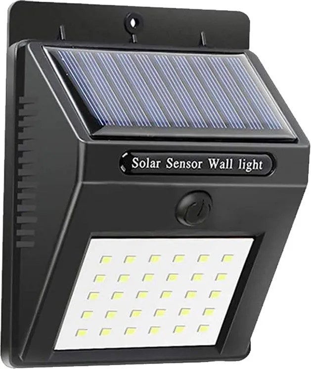 Faretto Solare da parete a LED 1200mAH con sensore di movimento...