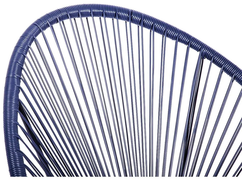 Poltrona da esterno blu in metallo e plastica Avocado Comfort – Bonami Selection