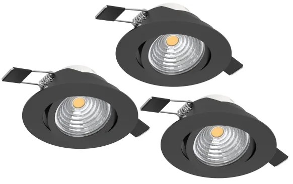 Eglo 900747 - SET 3x Lampada da incasso LED dimmerabile SALICETO LED/6W/230V