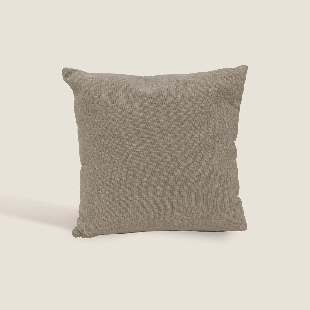 Velluto cuscini quadrati disponibile in diverse colorazioni in velluto impermeabile beige
