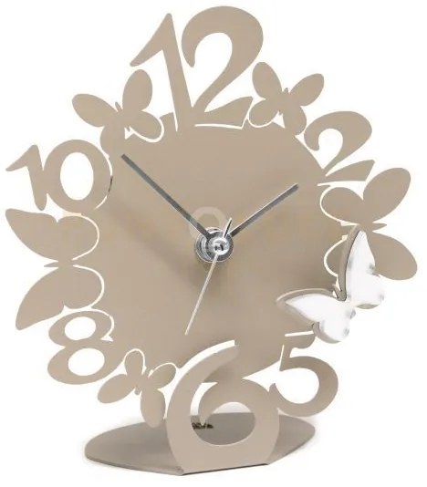 Orologio sciame farfalline decorato sabbia in ferro e polimetilmeta...