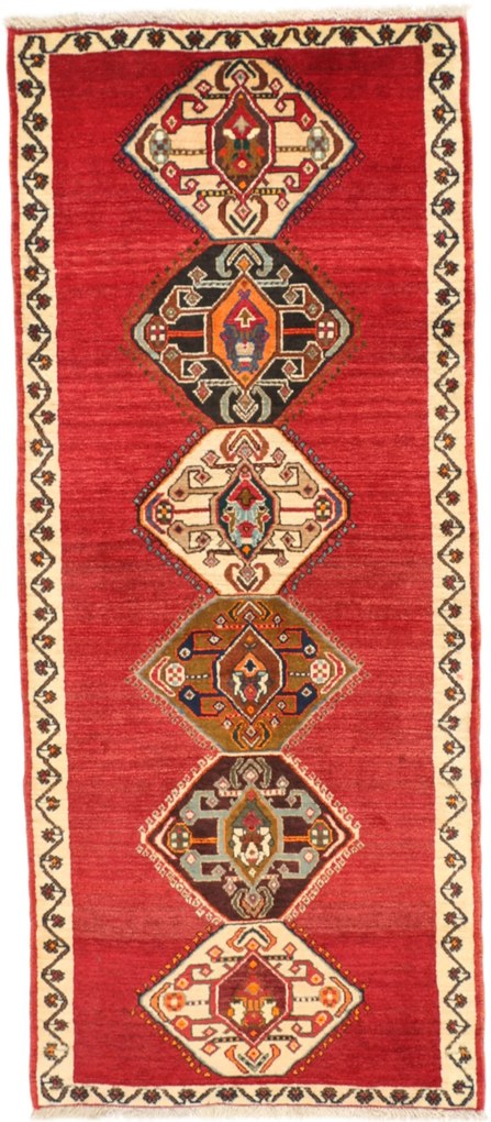 Shiraz Tappeto persiano 80 x 190 (Iran) Annodato A Mano