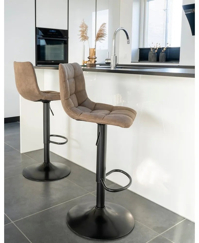Set di 2 sedie da bar con rivestimento marrone chiaro Middelfart - House Nordic