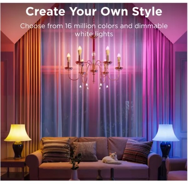 SET 2x LED RGBWW Lampadina dimmerabile E14/5W/230V 2700-6500K Wi-Fi - Govee