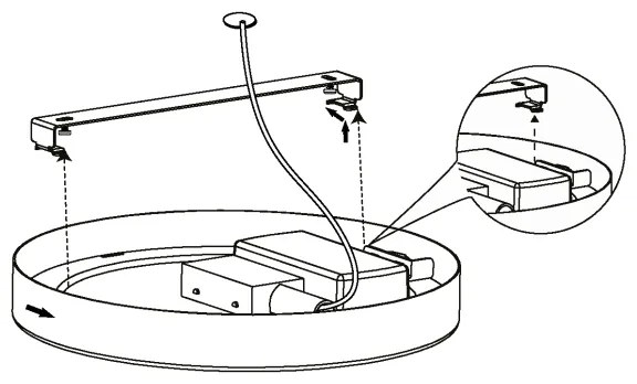Eglo 99258 - Plafoniera LED dimmerabile FUEVA 5 LED/16,5W/230V