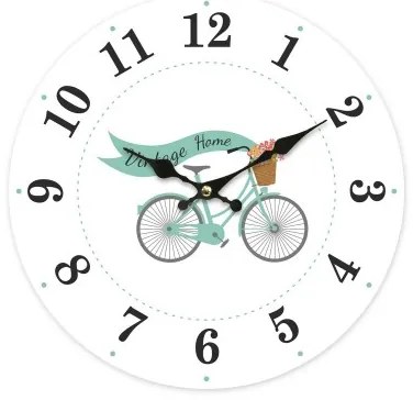 Orologio da Parete Versa Bicicletta Legno 4 x 30 x 30 cm