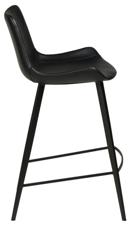 Sgabello da bar in similpelle nera Hype - DAN-FORM Denmark