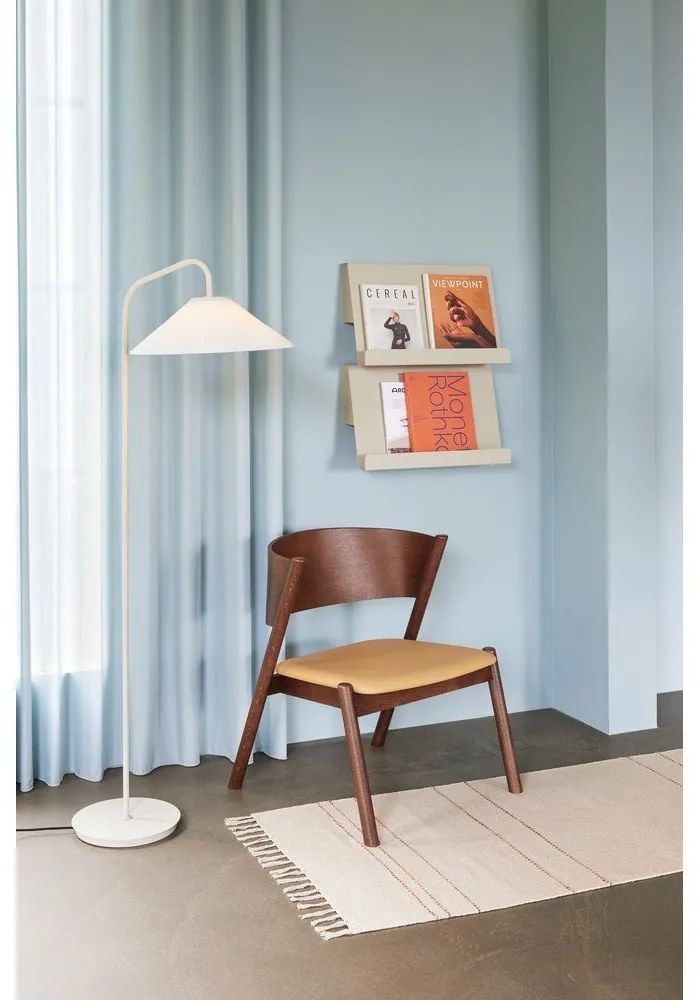 Poltrona marrone scuro Oblique - Hübsch