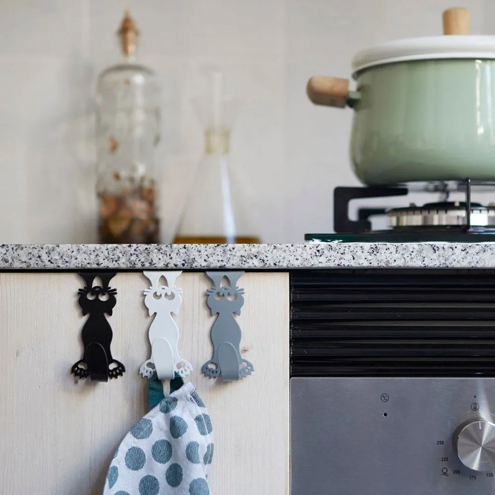 Set di ganci da appendere in metallo 3 pz Curious Cats – Balvi