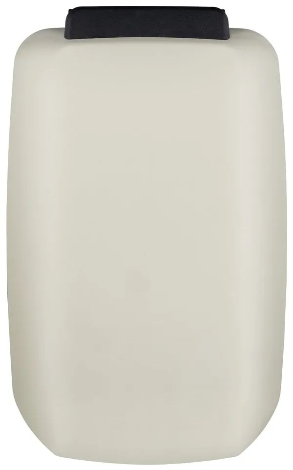 Cestino per la spazzatura color crema in acciaio con pedale 20 l Design – Wenko