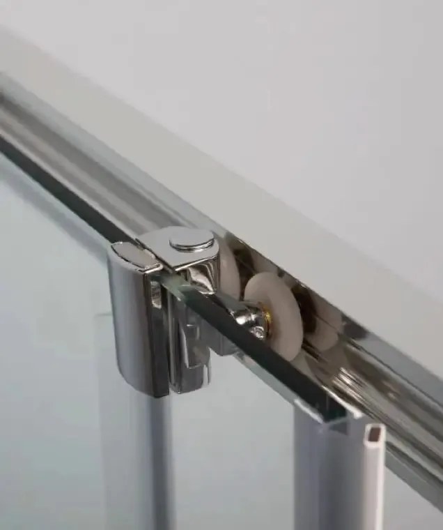 Box Doccia H200 Trasparente Anticalcare Apertura Scorrevole Centrale