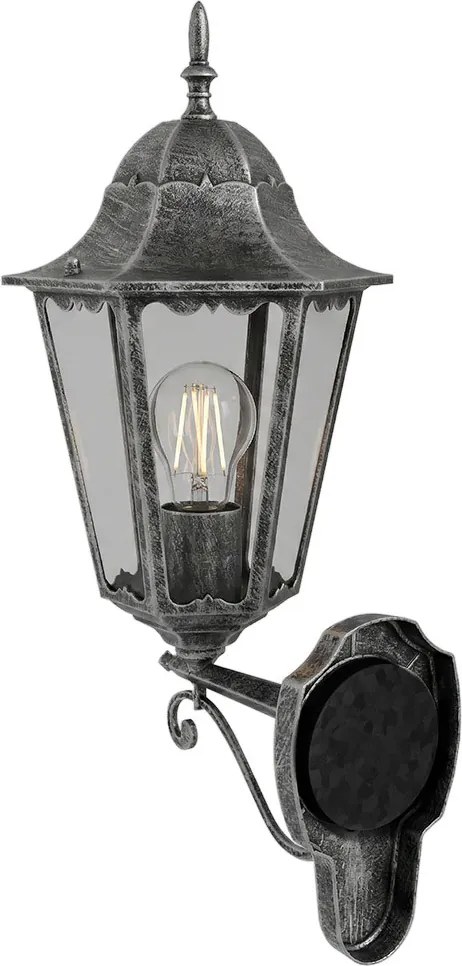 Applique da Esterno Vintage E27 IP54 Spazzolato - Serie Puccini A