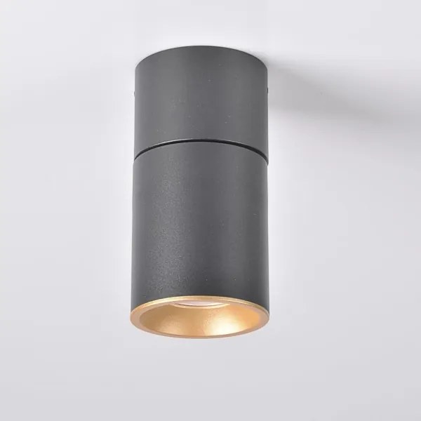 Faretto NIXA 1xGU10/10W/230V nero/oro