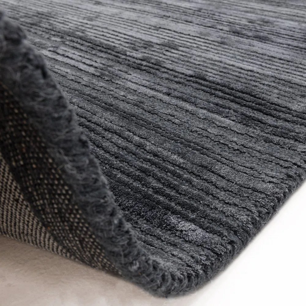 Tappeto in misto lana tessuto a mano color petrolio 160x230 cm Henley Petrol - Asiatic Carpets