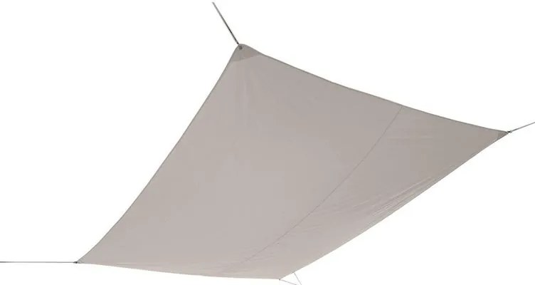 Vela ombreggiante rettangolare marrone 300 x 400 cm