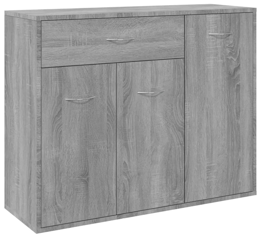 Credenza grigio sonoma 88x30x70 cm in legno ingegnerizzato