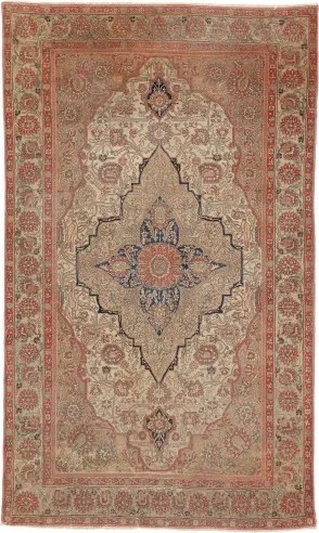 Antik Stilizzato Beige Rosso 130x220 Cm