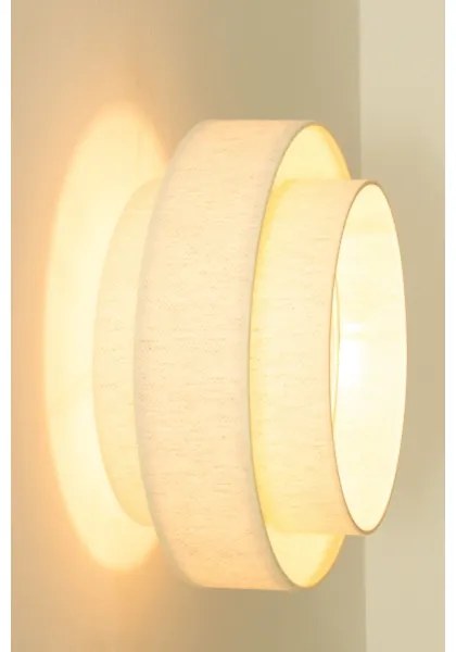 Plafoniera BOHO 1xE27/60W/230V Ø 40 cm bianca